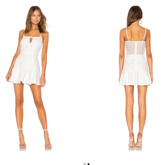 NWT Superdown Del Crochet Keyhole Dress - Picture 1 of 6
